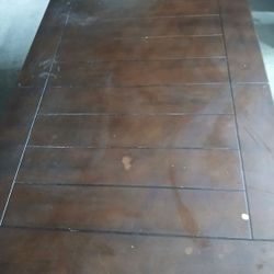 Free Wood Dining Table with Stools (bar Height) 