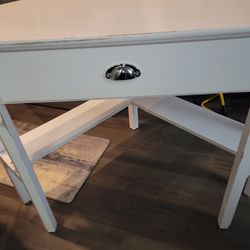 White Computer Desk/ Vanity