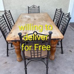 Dinning Table With Chairs