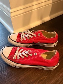 Converse Low-Top Sneakers | Red | Women’s US 7