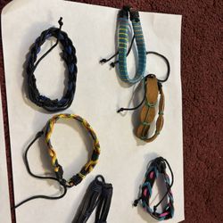 Leather Braided Bracelet Combo Pack (Set of 8)