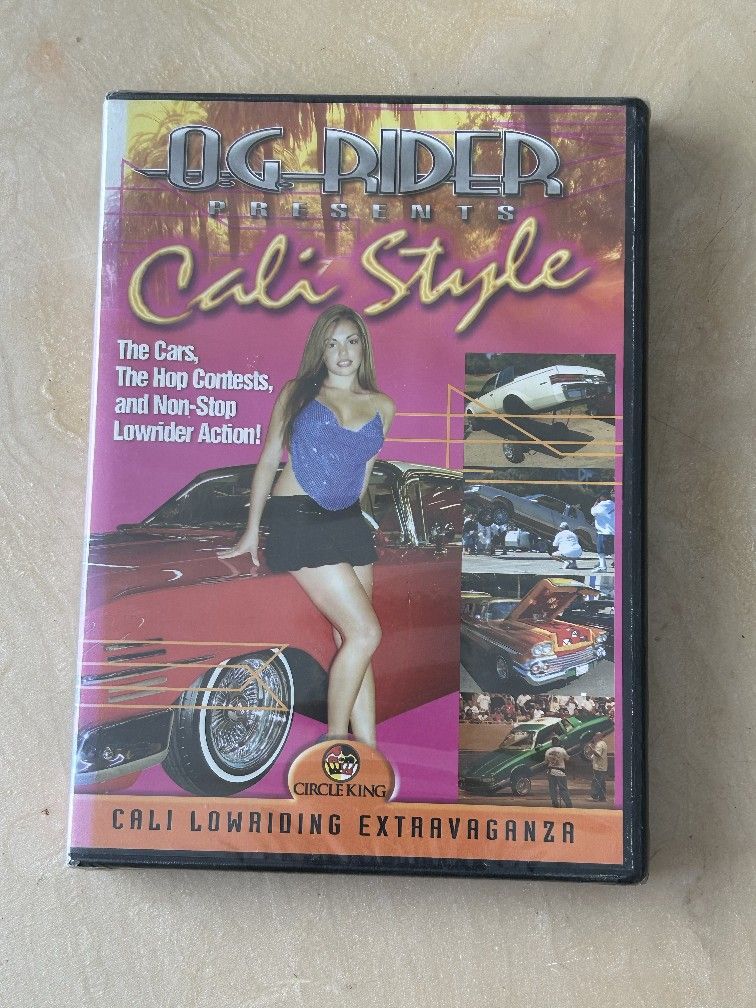O.G. RIDER PRESENTS CALI STYLE NEW DVD Lowrider