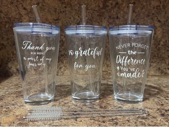 Appreciation Gift -Glass Tumbler Set