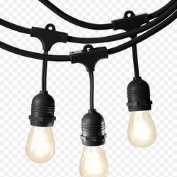 48' Led Outdoor Waterproof Commercial Grade Patio Globe String Lights