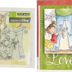Adorable NEW Penny Black To Daddy Stamp