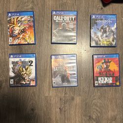 6 PS4 games 