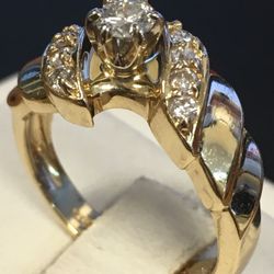 Diamond engagement ring