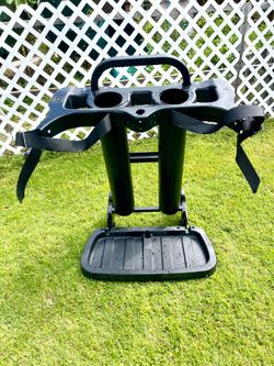 Rolling Golf Push Cart Bag Carrier w/ Drink Holders & Storage