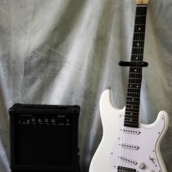 Brand new electric guitar with new 20 watts amp
