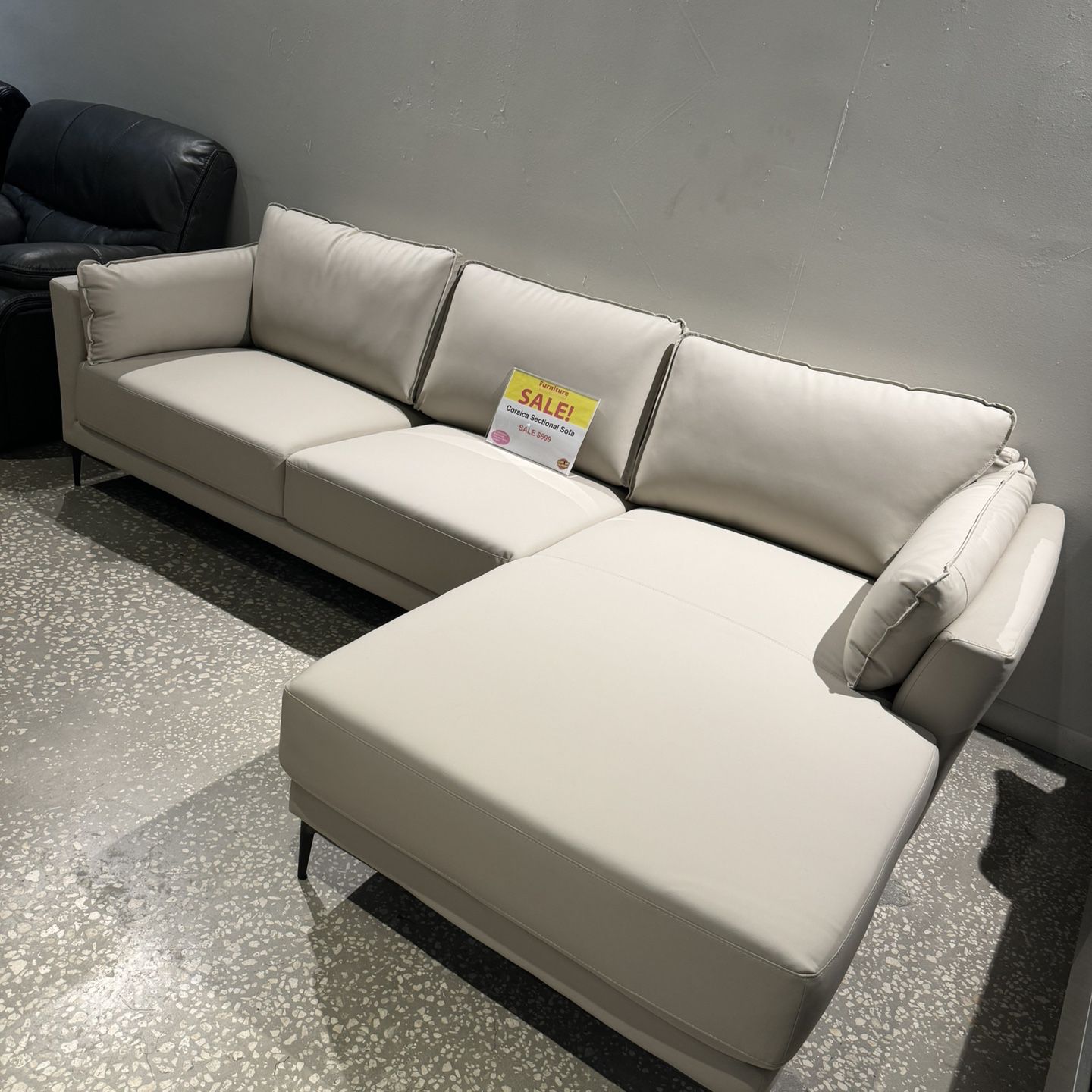 GORGEOUS CORSICA BEIGE SECTIONAL SOFA!$699!*SAME DAY DELIVERY*NO CREDIT NEEDED*EASY FINANCING*HUGE SALE*