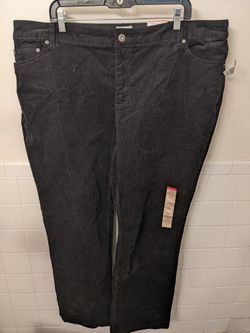St. John's Bay Plus Size 24W Women's Secretly Slender Straight Leg
