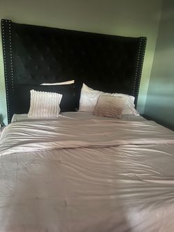 Cal king big bed frame ONLY