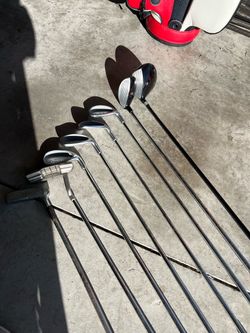 Mixed Golf Club Set with Irons and Fairway Wood