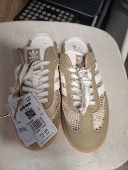 Adidas Samba Mule Woven Slip On Sneakers