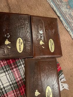 3 First Edition American Ford Signed and Numbered Leather Books