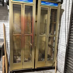 Vintage Bell Atlantic Brass Phone Booths