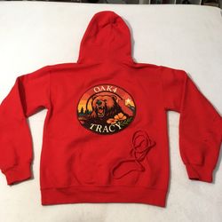 Amazon Logo Employee Worker Hoodie Sweatshirt Size Small graphic oak 4
