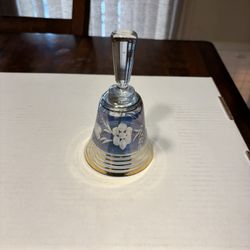 Vintage Glass Bell Made In Hungary