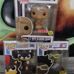 Shadow, E.T., And Static Shock Pops
