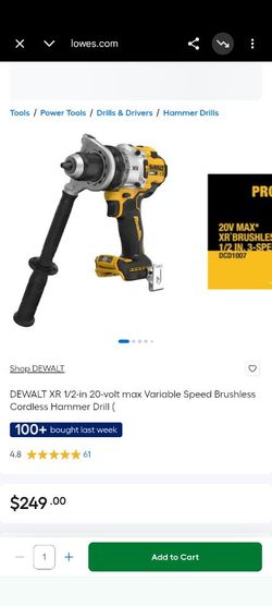DeWalt hammer drill