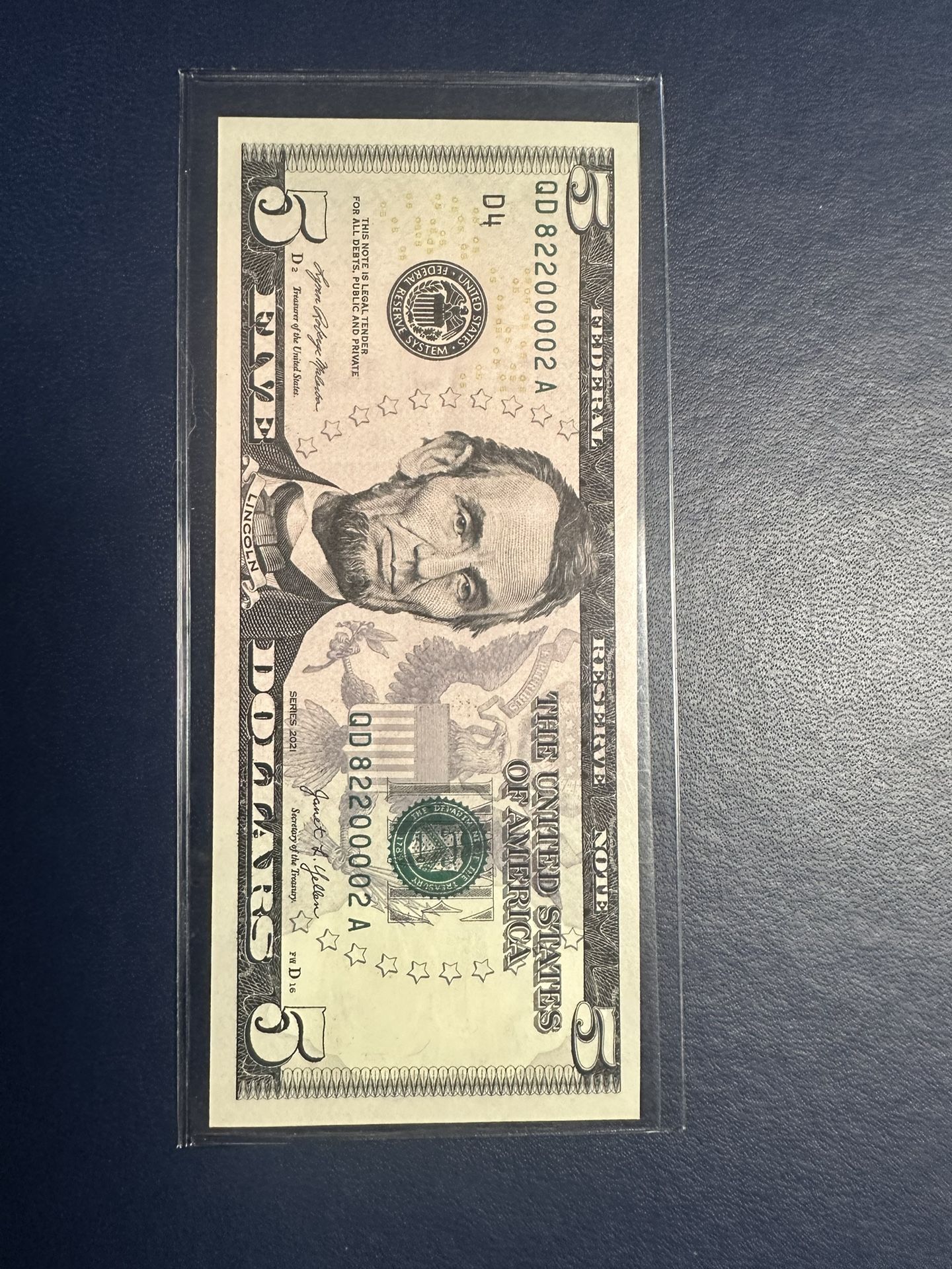 $5 Bill