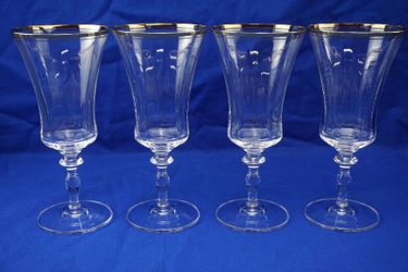 Mikasa Jamestown Gold Goblets, Sets Of 4, Up To 20 Available 