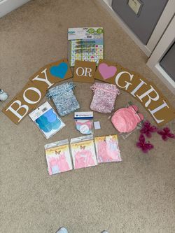 Gender Reveal Decor