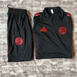 Bayern Munich Training Suit Black & Red SMALL