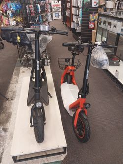 Electric Bike With Seat 15mph Speed Availabile For $345
