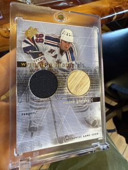 WAYNE GRETZKY Game Used Jersey/Stick 2000 Rangers