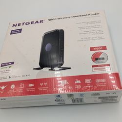 NEW Netgear N600 Wireless Dual Band Router (WNDR3400) Genuine OEM  Factory Sealed 