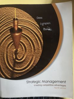 College textbook- Strategic management
