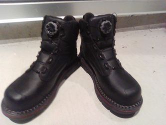 Red Wing's,Black Steel toe