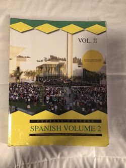 Spanish Volume 2 book