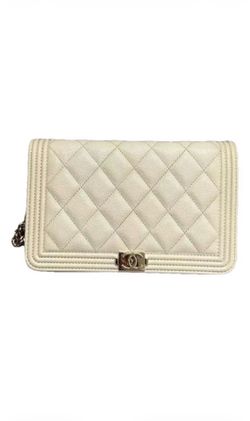 Chanel Wallet on chain boy leather crossbody bag