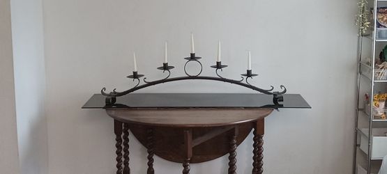 $35 Candle Holder Metal 46"w x 12"h