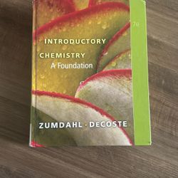 Introductory Chemistry Book By Zumdahl Decoste