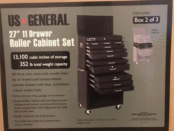 Us General 11 Drawers Roller Tool Box For Sale In Harrisonburg