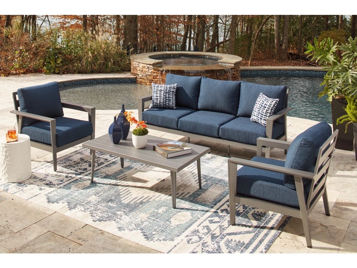 4 piece Aluminum Outdoor Patio Furniture Set