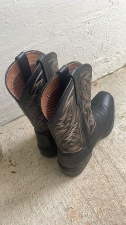 Ariat Black Leather Cowboy Boots