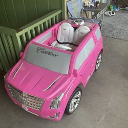 Barbie Powerwheels Cadillac Escalade 12v for Sale in Lakewood WA OfferUp
