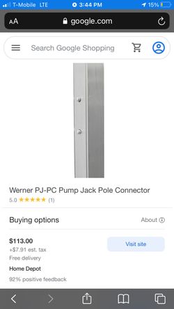 Werner pj-pc pole connectors