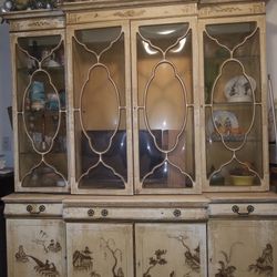 Unique Karges Chippendale China Cabinet