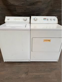 Whirlpool washer and gas dryer