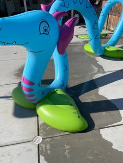 Inflatable Dinosaur Sprinkler Water Toy
