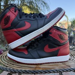 Air Jordan 1 High OG Bred Banned 2016 Size 10