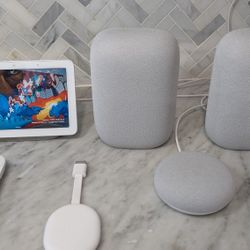Google Chromecast Home Hub Smart Home Speaker Set ($450 Value)