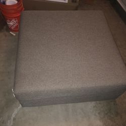 Grey Ottoman