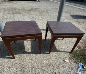 Mid Century Square End Tables