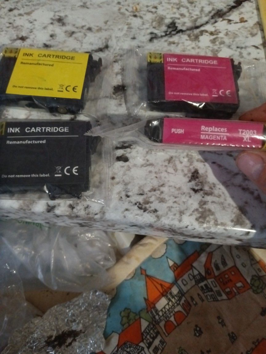 T2004 Xl Printer Ink Magenta Black And Yellow